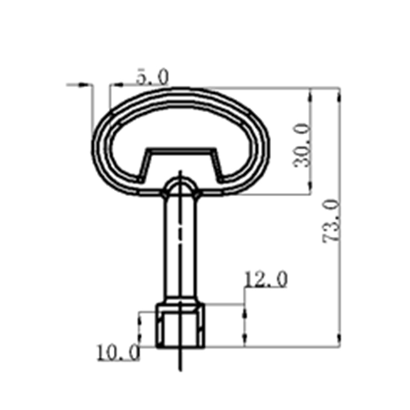 K4 Golden Tool Key Industrial Lock Accessories