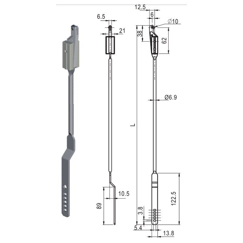 LG002-1A Connecting Rod Industrial Lock Accessories