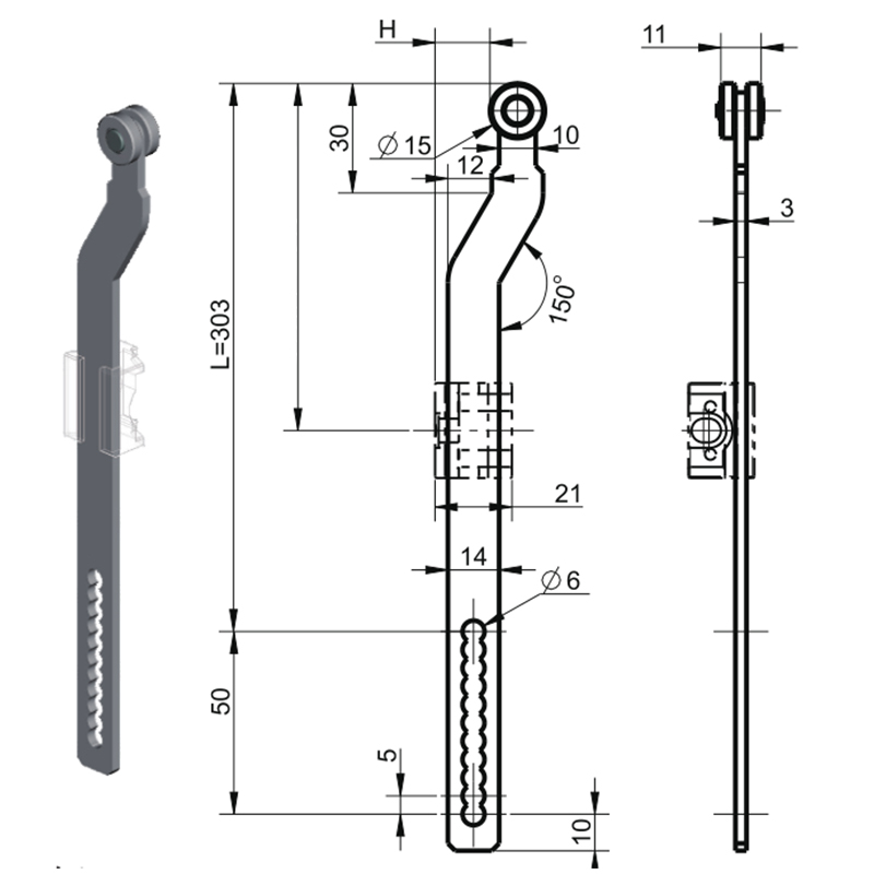 LG006-C Multi-model Connecting Rod Accessories