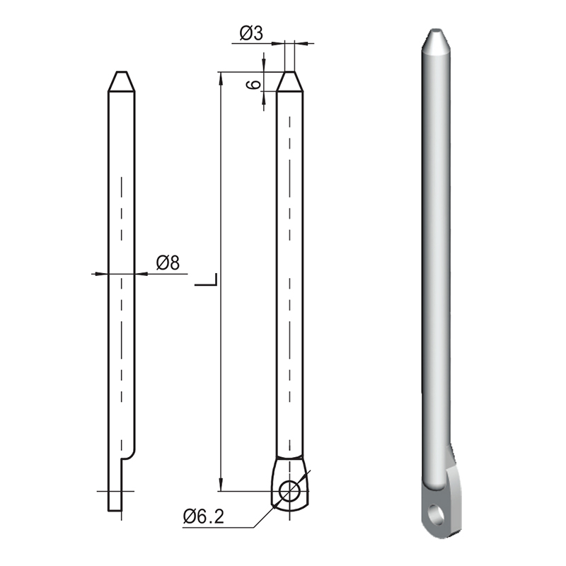 LG007-A Nylon Roller Industrial Connecting Rod Accessories