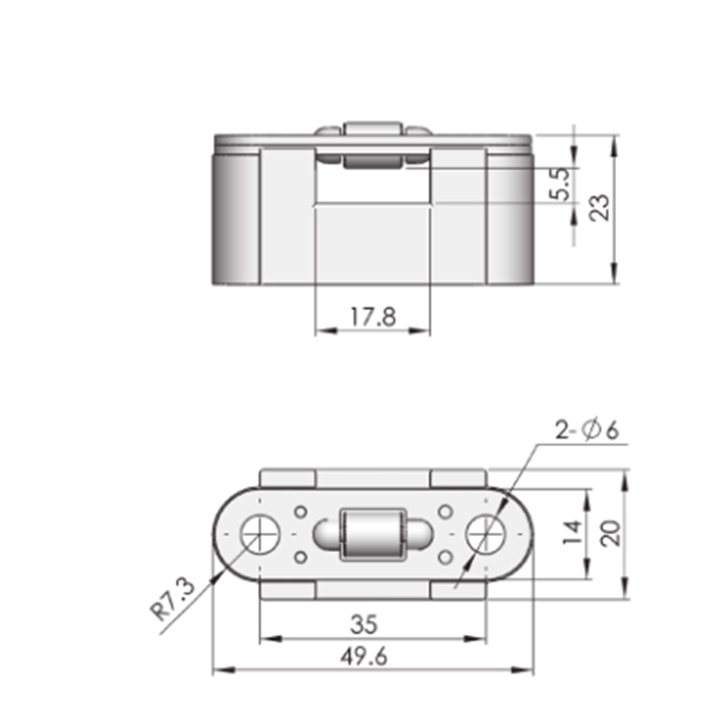 RG001-9 PC Guide Connecting Rod Attachment